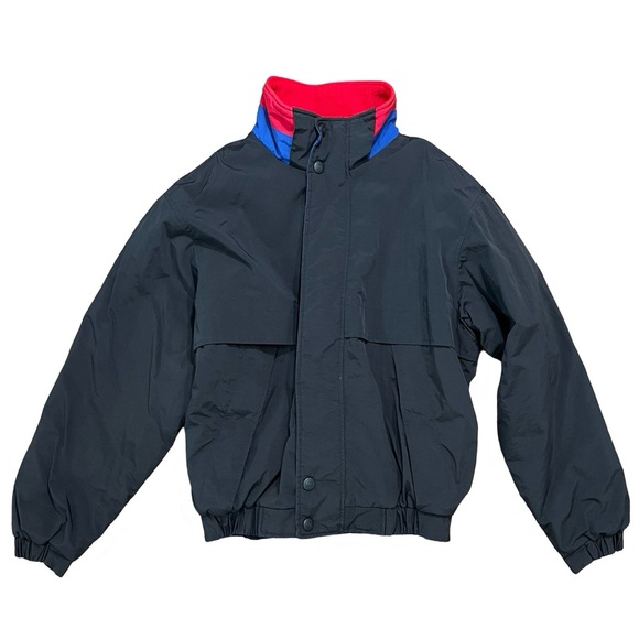 ⭐️ HC Gear Jacket | Racing/Bomber Style | Black with Blue & Red Accents | Medium - Picture 1 of 14